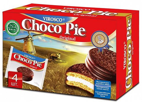 Печенье Choco Pie Original VIROSCO 4 шт.
