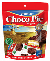 Печенье Choco Pie Original VIROSCO мини 108г